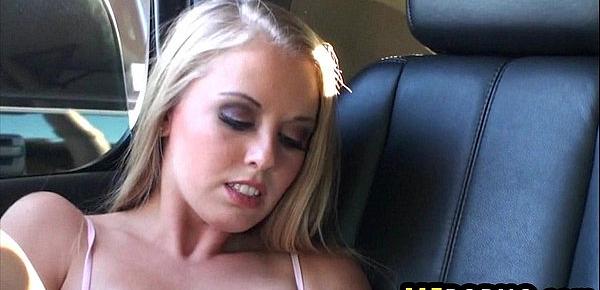  Olivia uses a dildo on her pussy while in the car 4